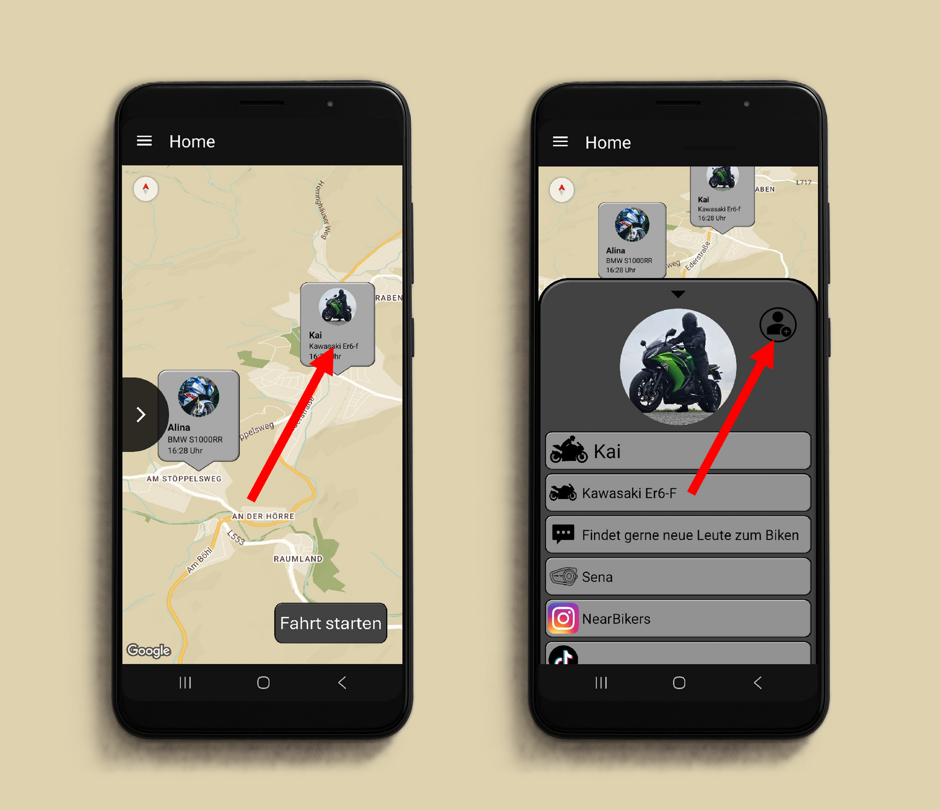 NearBikers_Usertreffer