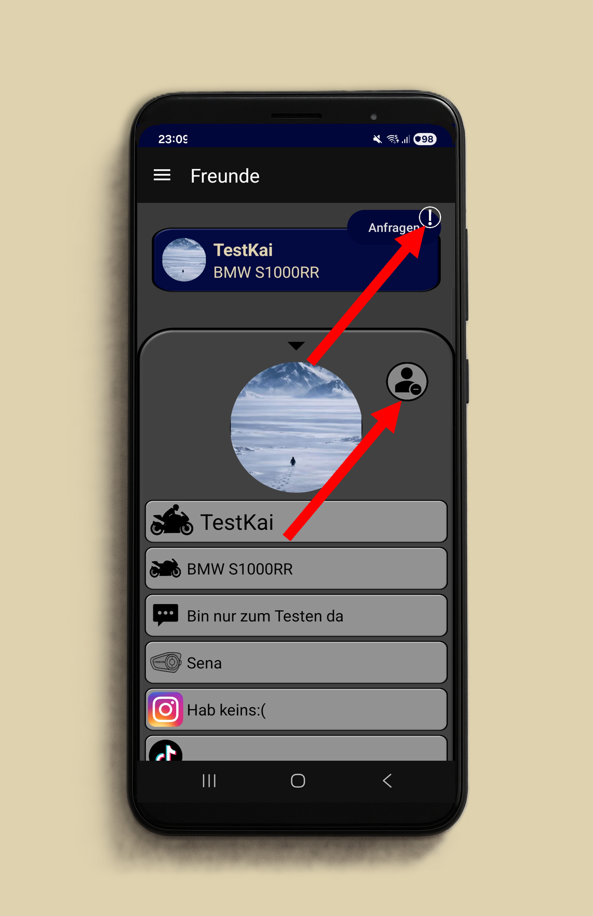 NearBikers_Usertreffer