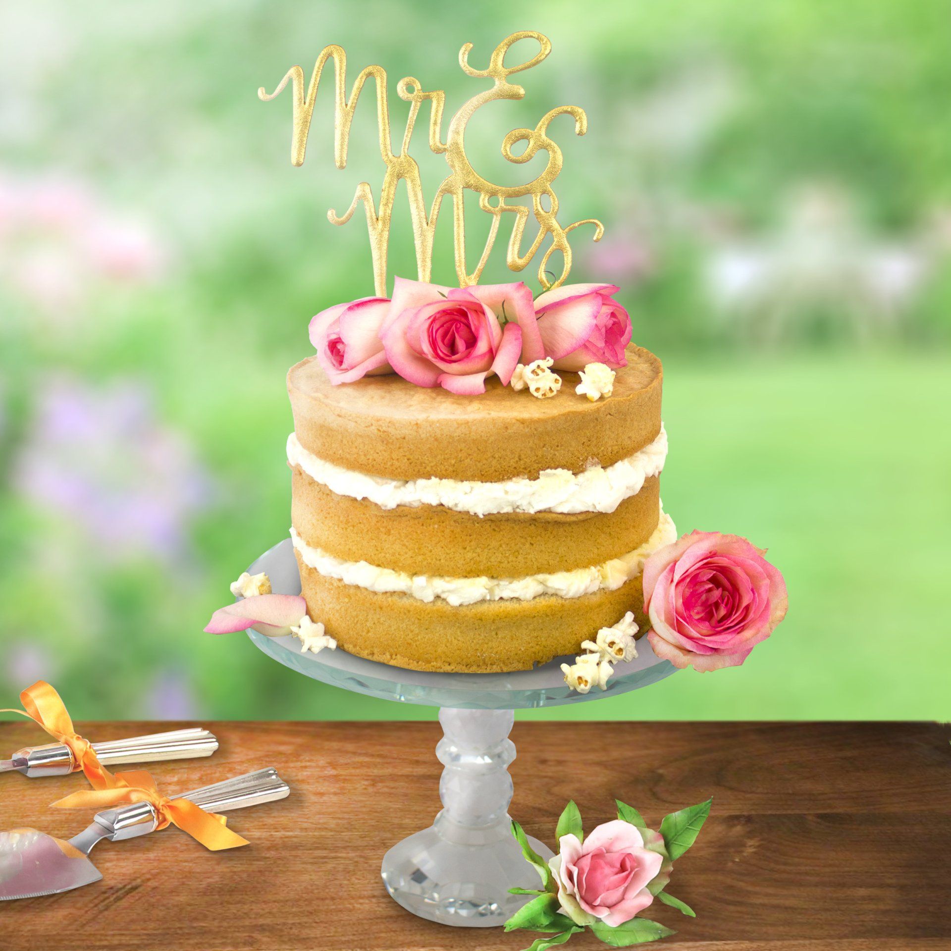 Hochzeitstorte Naked Cake Cake-Topper