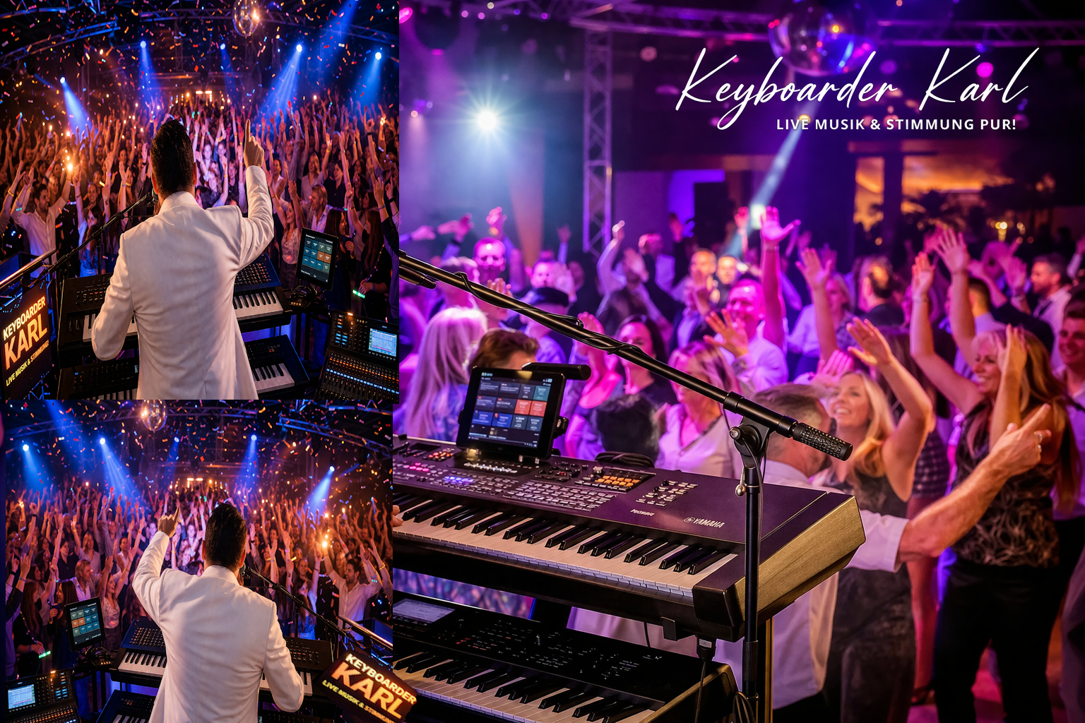 Live Musik und DJ Musik aus einer Hand