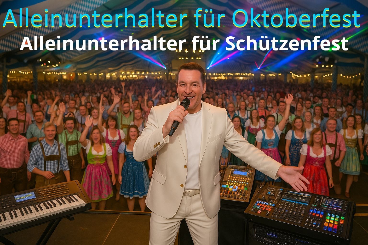 Alleinunterhalter für Oktoberfest und Schützenfest in Duisburg - Keyboarder Karl