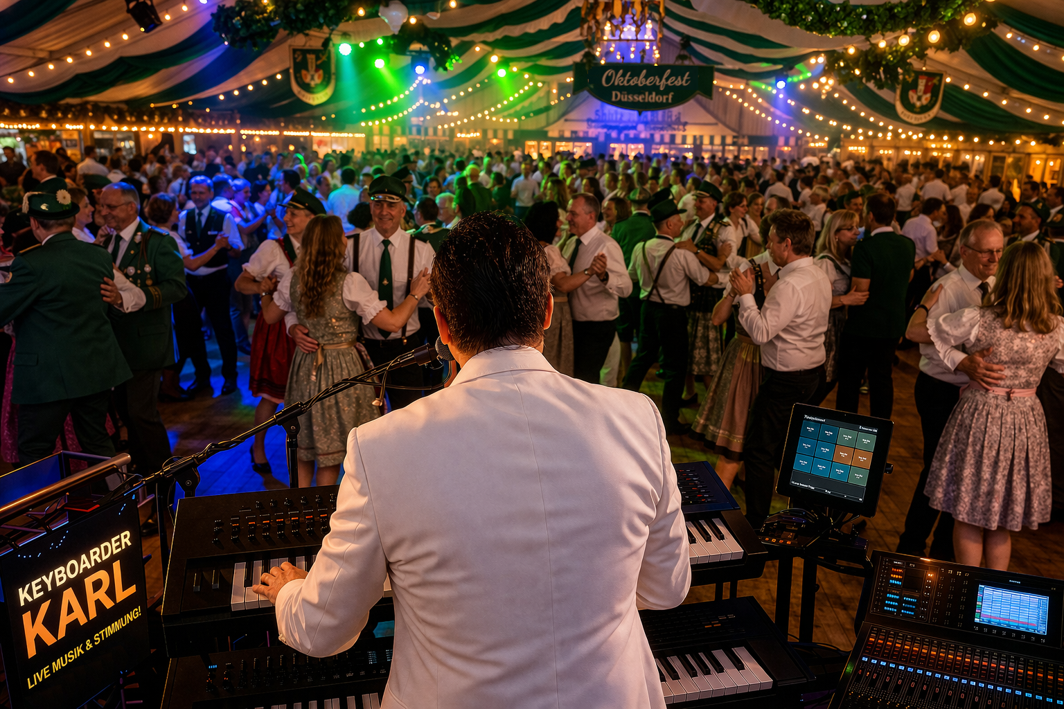 Alleinunterhalter für alle Events in Düsseldorf - Live Musik und DJ aus einer Hand