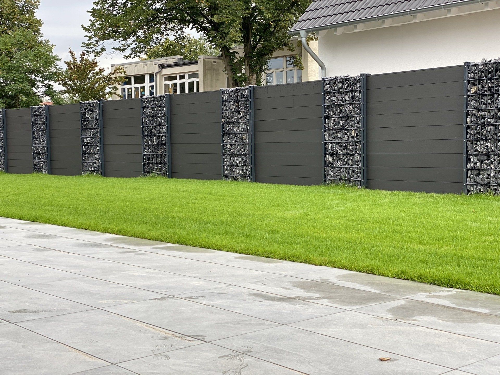 GLÜCKAUF ZAUNBAU Zäune Tore Gabionen Sichtschutz Gartenpflege