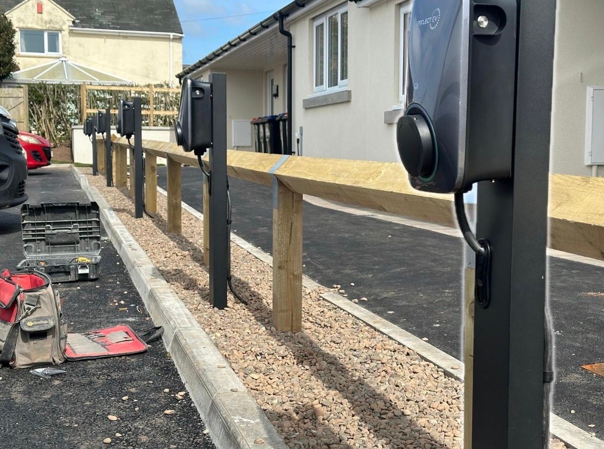 Electric vehicle charging points installed in Cumbria