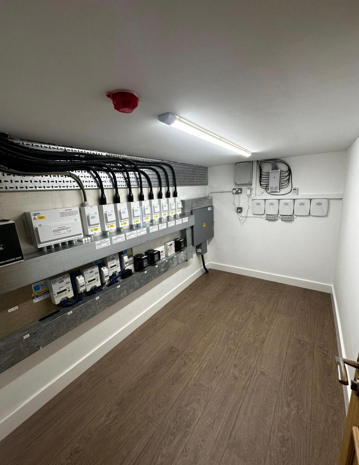 Commercial electrical metering installation