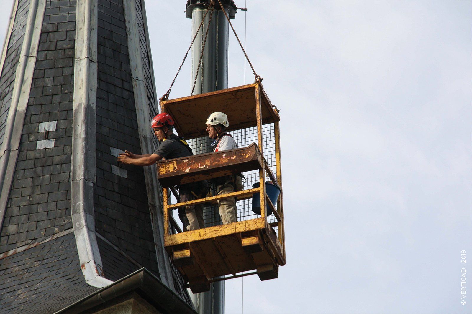 Réparation du clocher de l'église