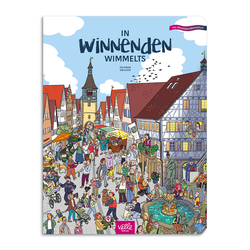 Wimmelbuch Auftragsarbeit Region Stuttgart