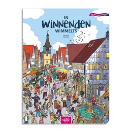 Wimmelbuch Auftragsarbeit Region Stuttgart