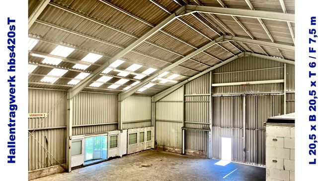 Kurzfristige Hallendemontage Gebrauchte Stahlhalle aus Abbruch