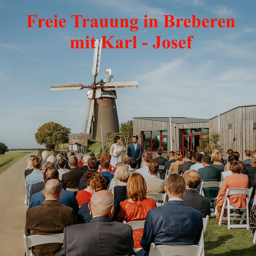Freie Trauung in Breberen an der Breberner Mühle mit Trauredner Karl - Josef