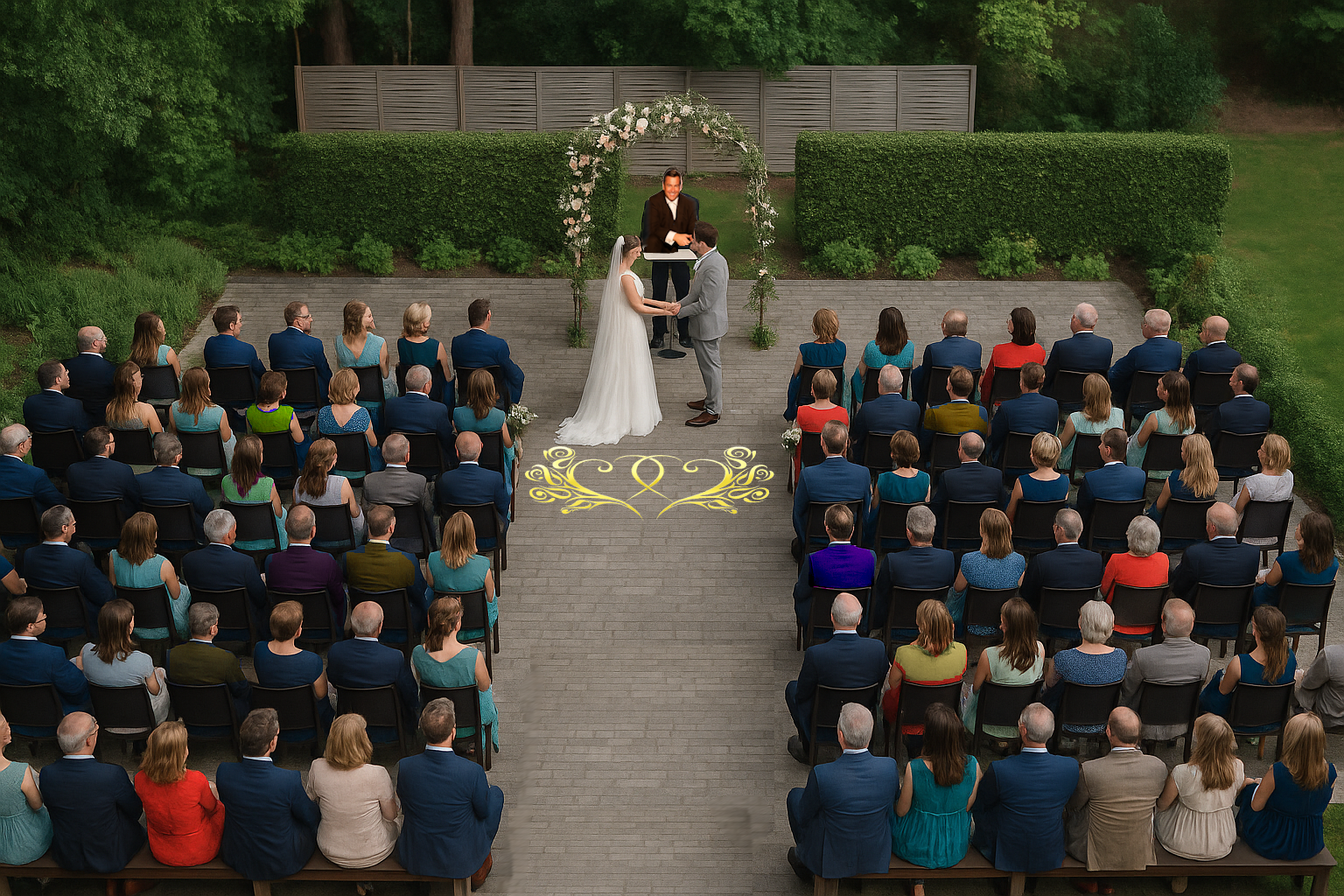 ? Freier Trauredner Geilenkirchen – bekannt aus TV & Radio ? hier bei einer Hochzeit im Park