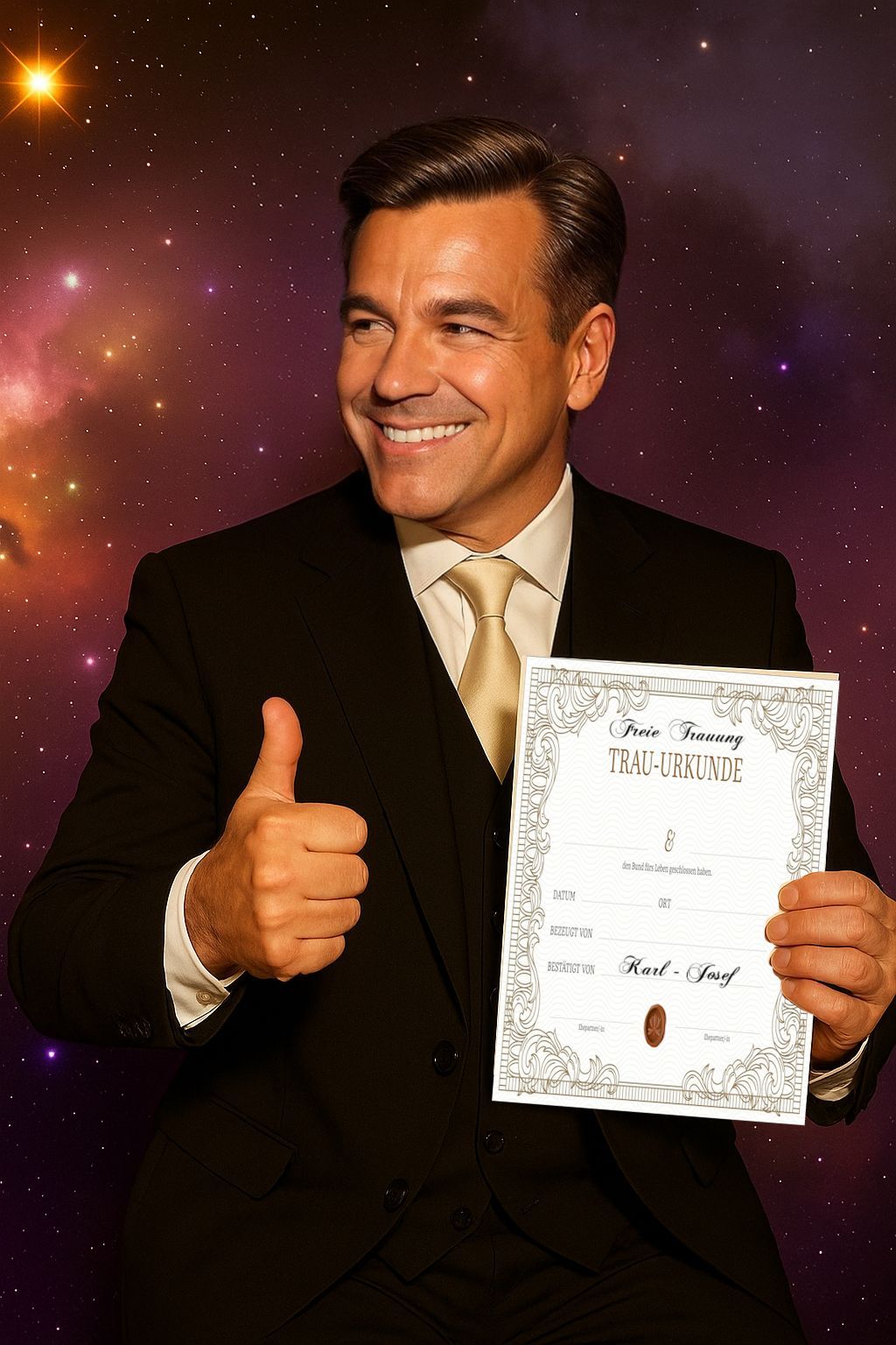 Kein Theologe sondern ein Freier Trauredner - Karl - Josef in Jülich