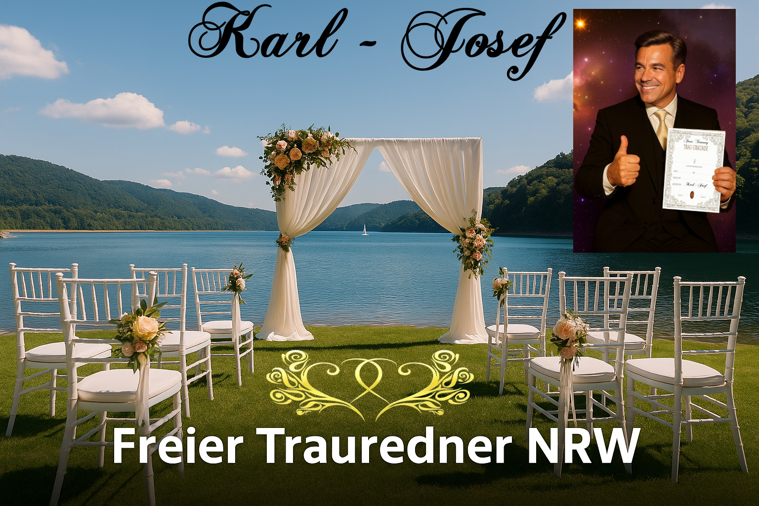 Freier Trauredner in Simmerath – Eifel, bekannt aus TV und Rundfunk