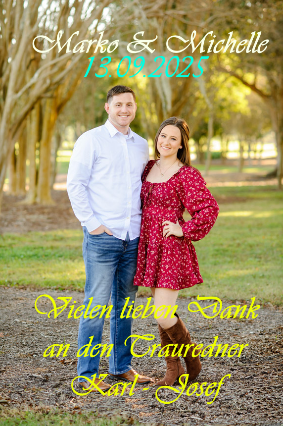 Danke an den Trauredner Simmerath - Karl  - Josef