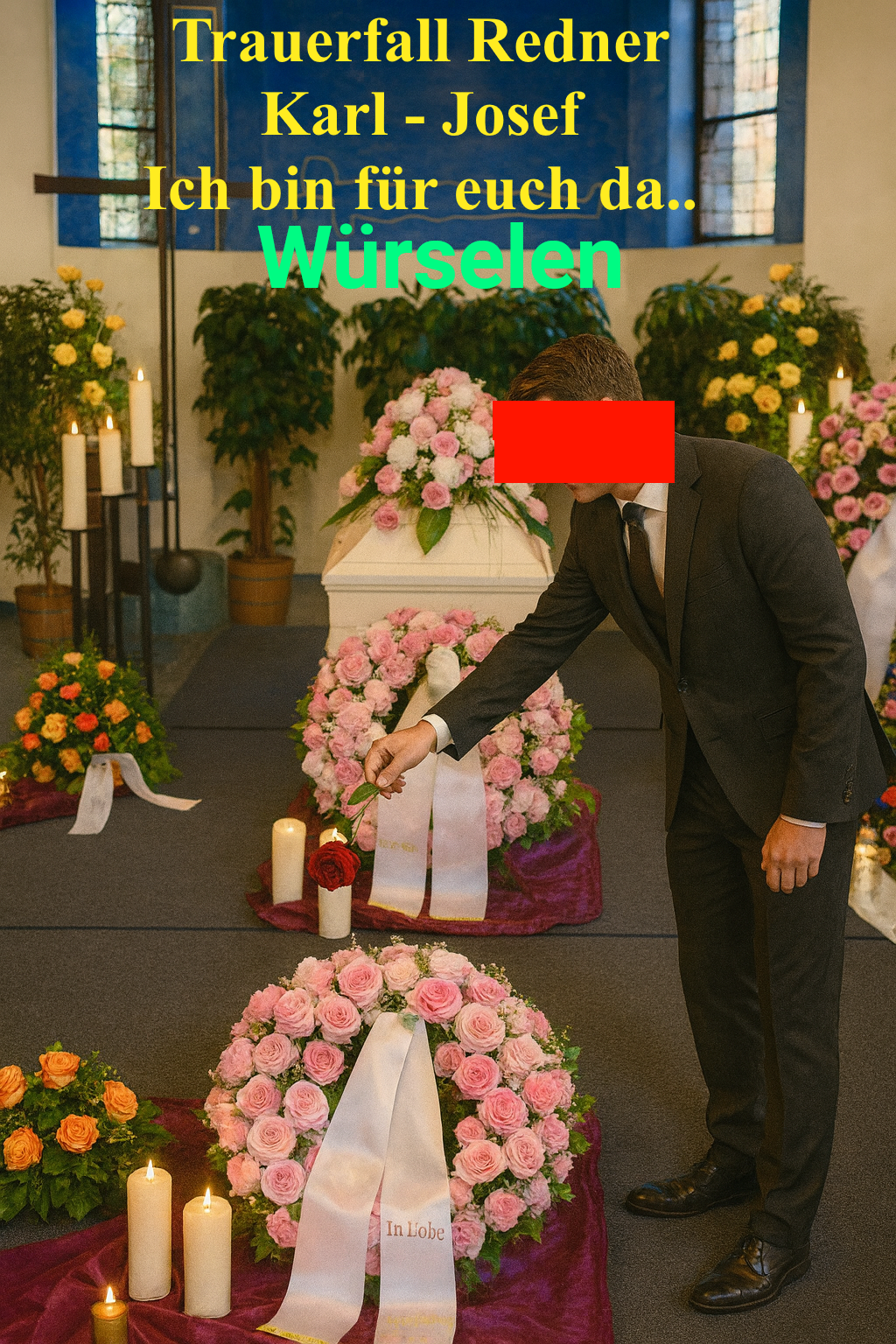 Beerdigung in Würselen - Trauerfall Redner Karl - Josef