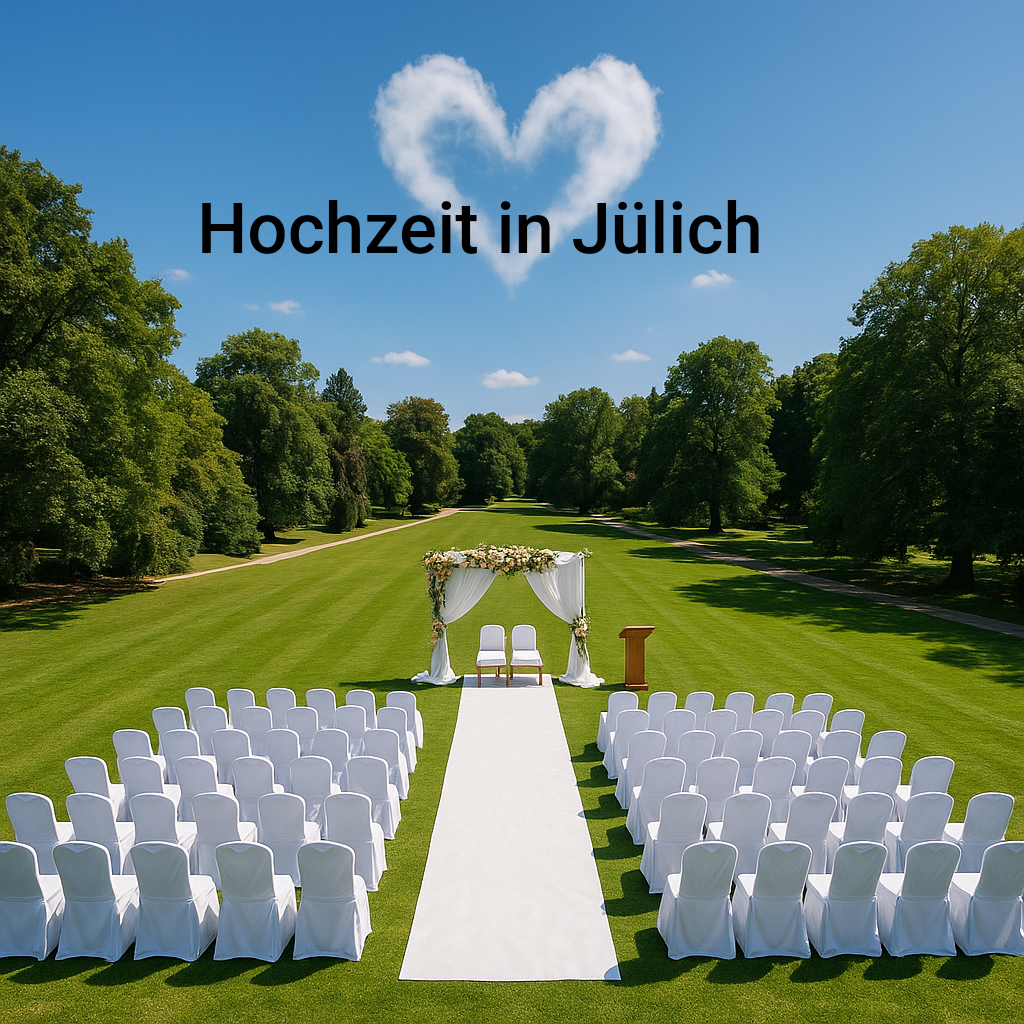 Hochzeitsredner in Jülich - Traumhochzeit mit Trauredner Karl Josef