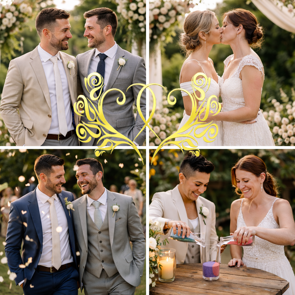 Sand Ritual Beispiel gleichgeschlechtliche Hochzeit - Trauredner Karl Josef