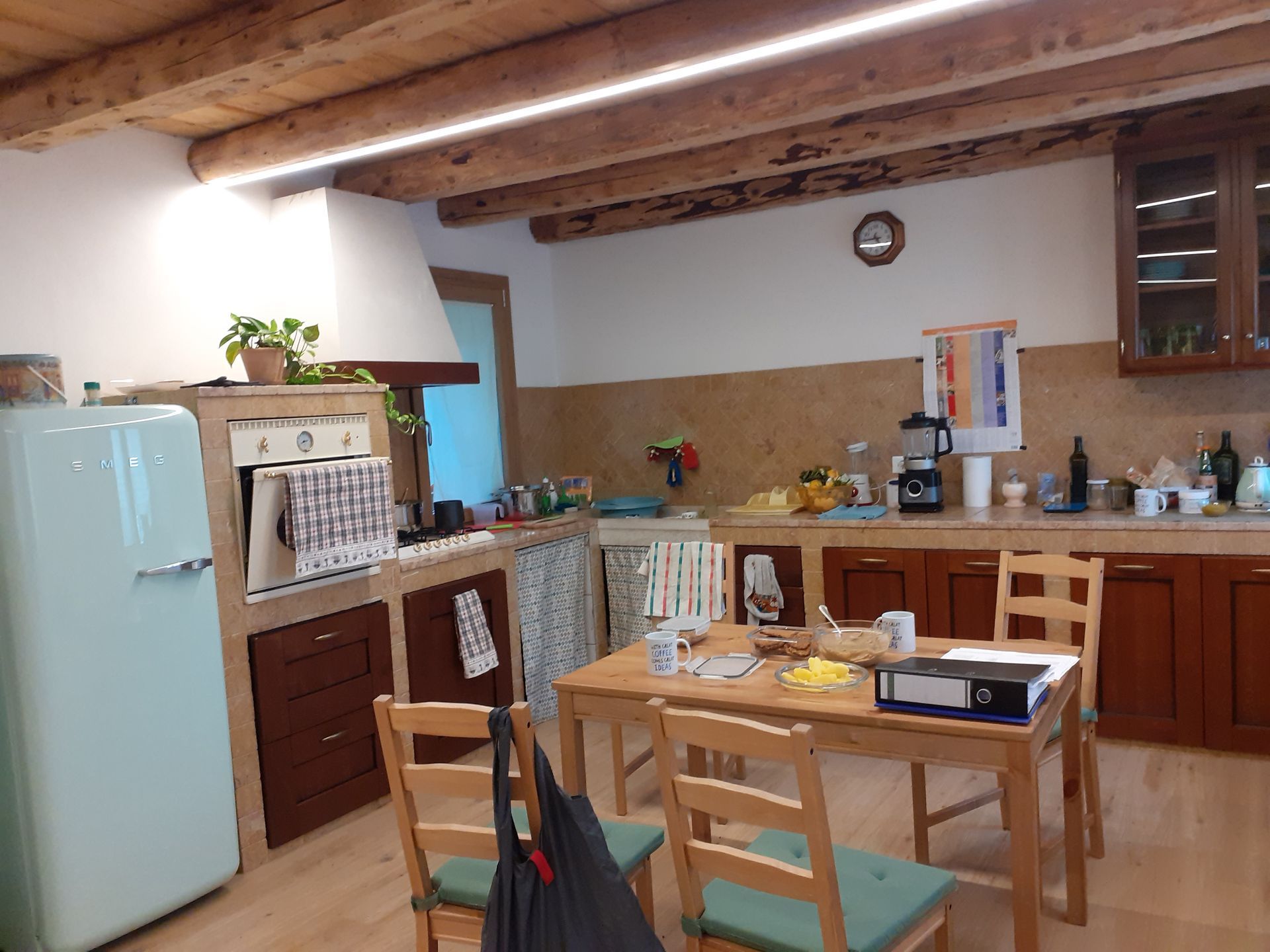 Küche der Unterkunft