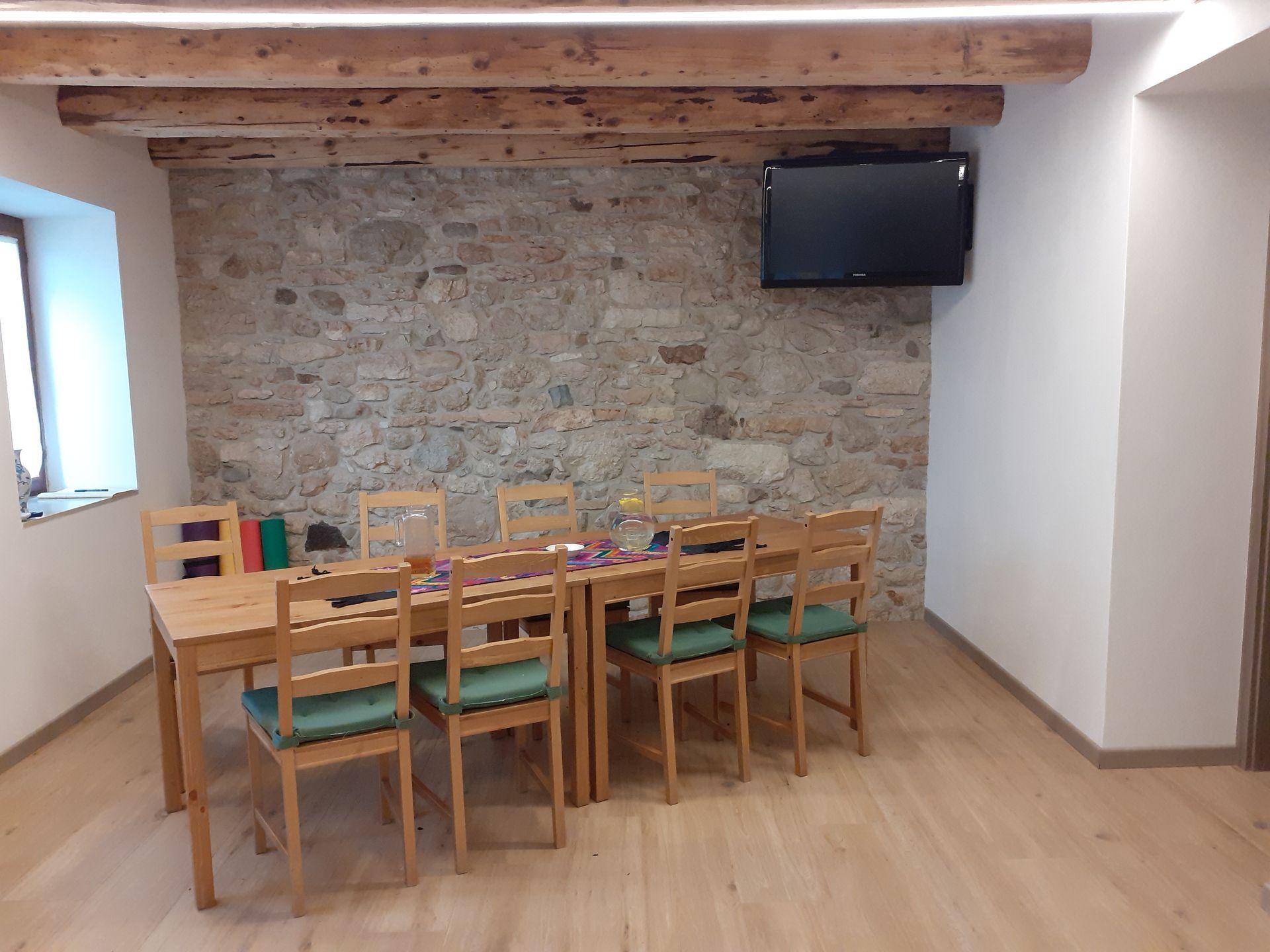 Esszimmer der Unterkunft