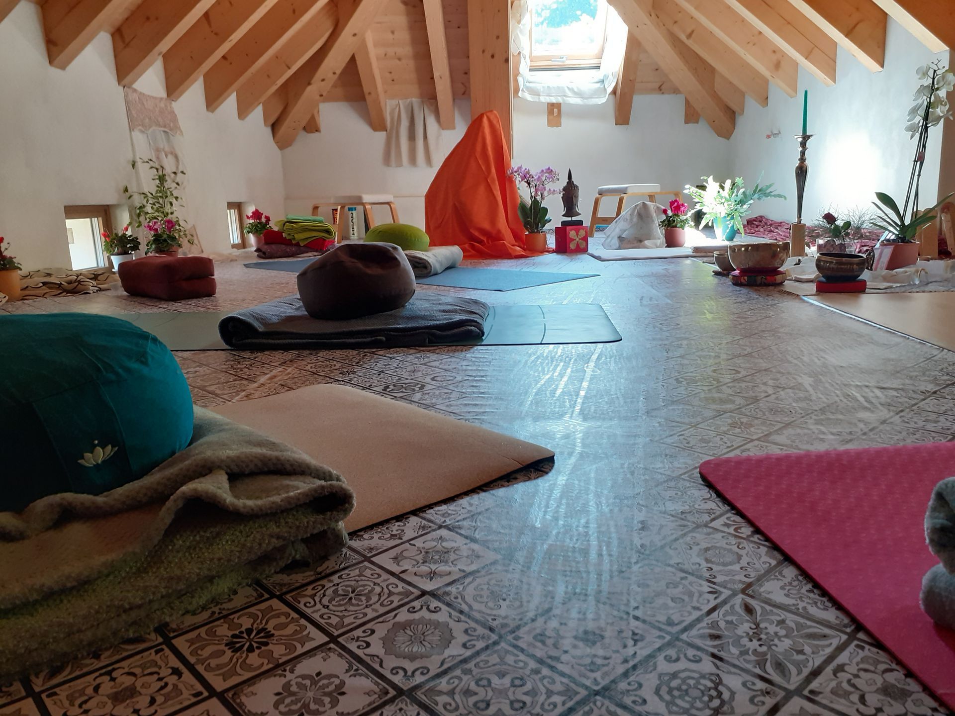 Ansicht Yogaraum in der Unterkunft