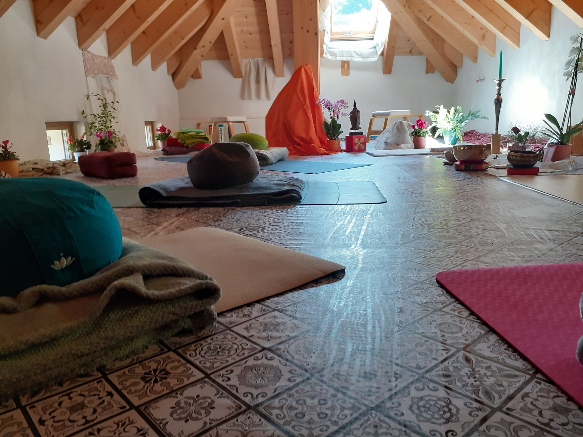 Ansicht Yogaraum in der Unterkunft