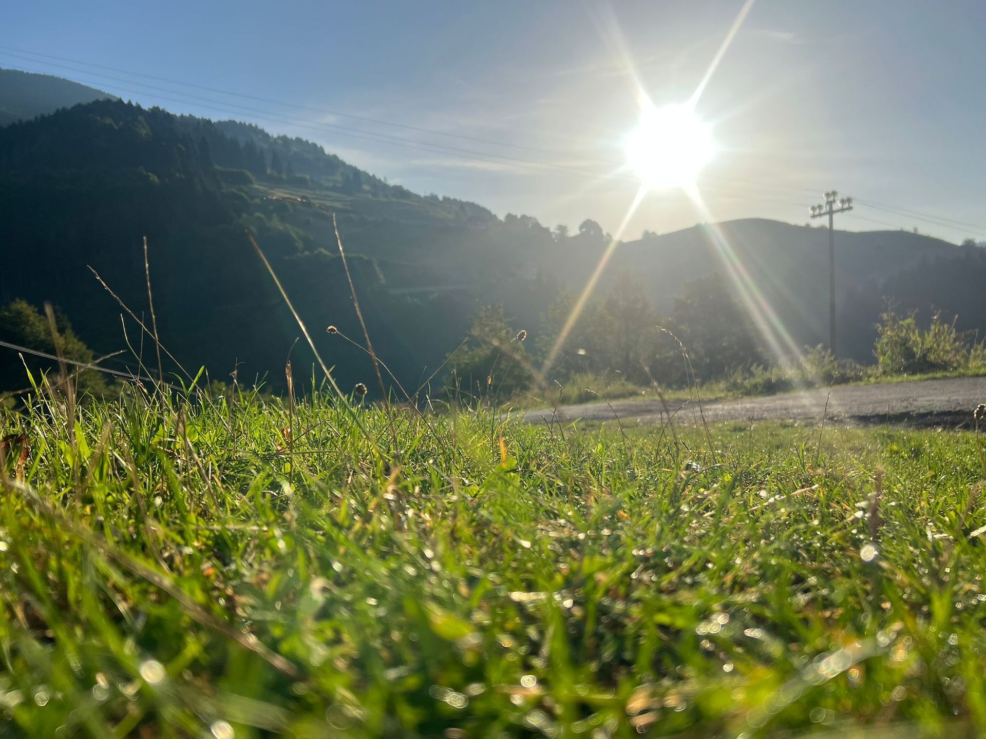 Impression Wanderung mit Gegenlicht