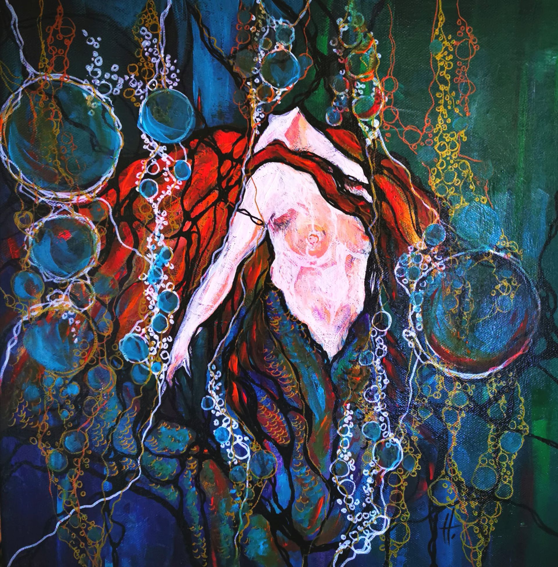 Bild zeigt eine Neuroart Zeichnung