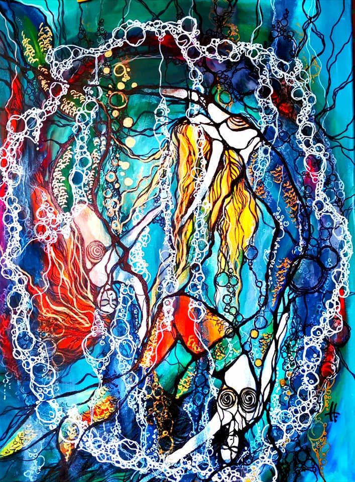 Bild zeigt eine Neuroart Zeichnung