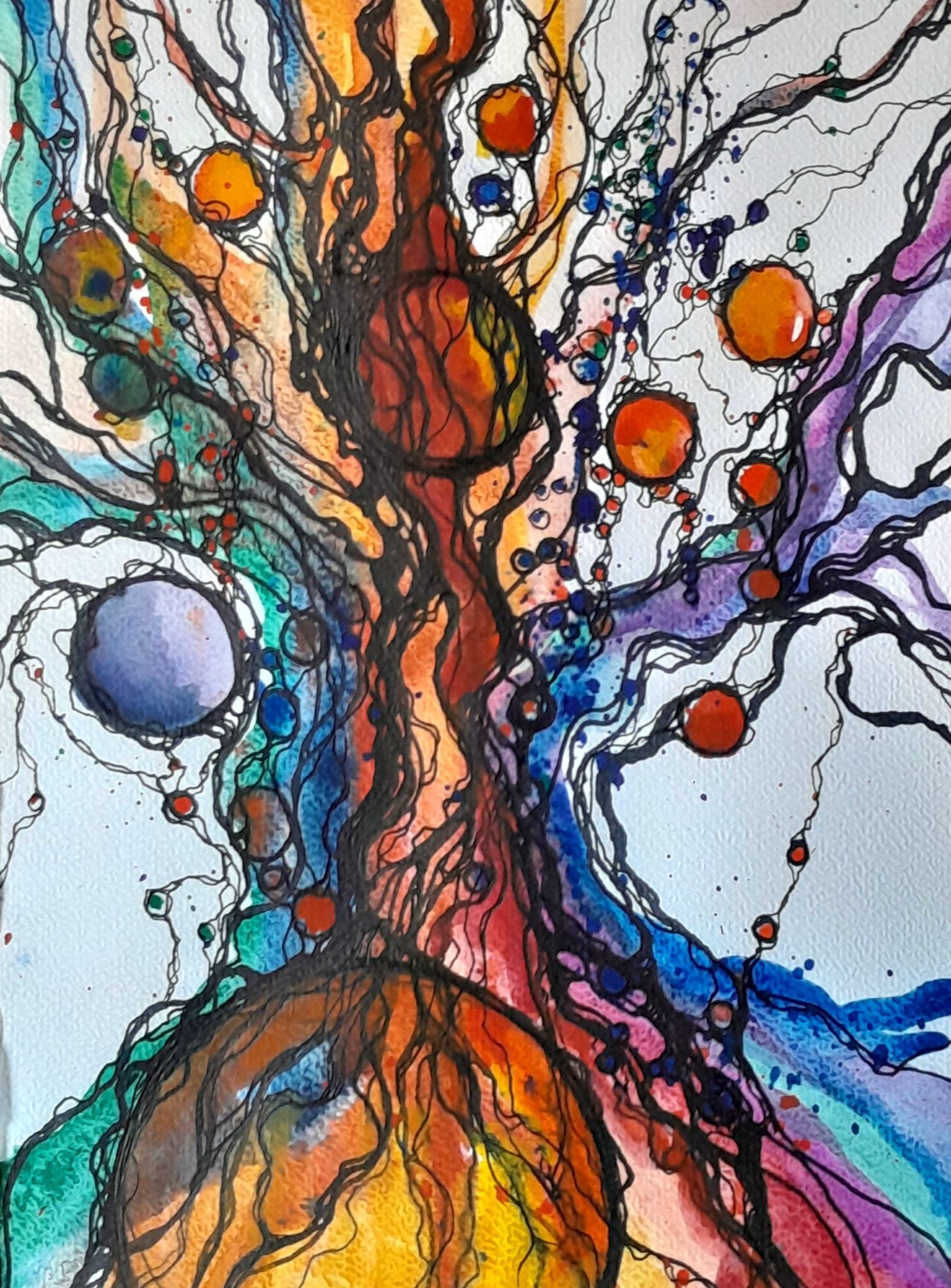 Bild zeigt eine Neurographische Zeichnung