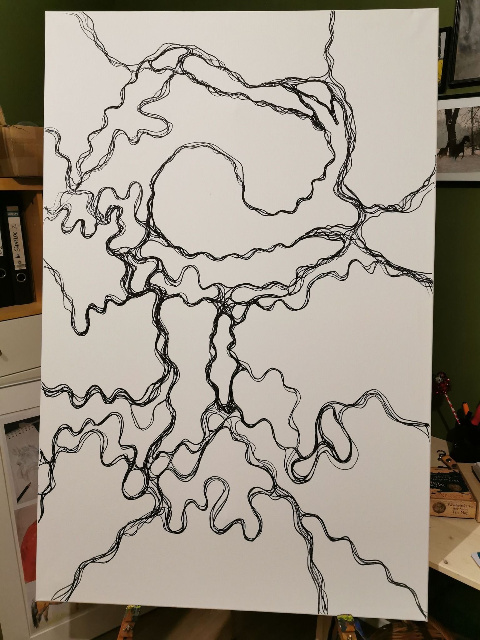 Bild zeigt eine Neuroart Zeichnung