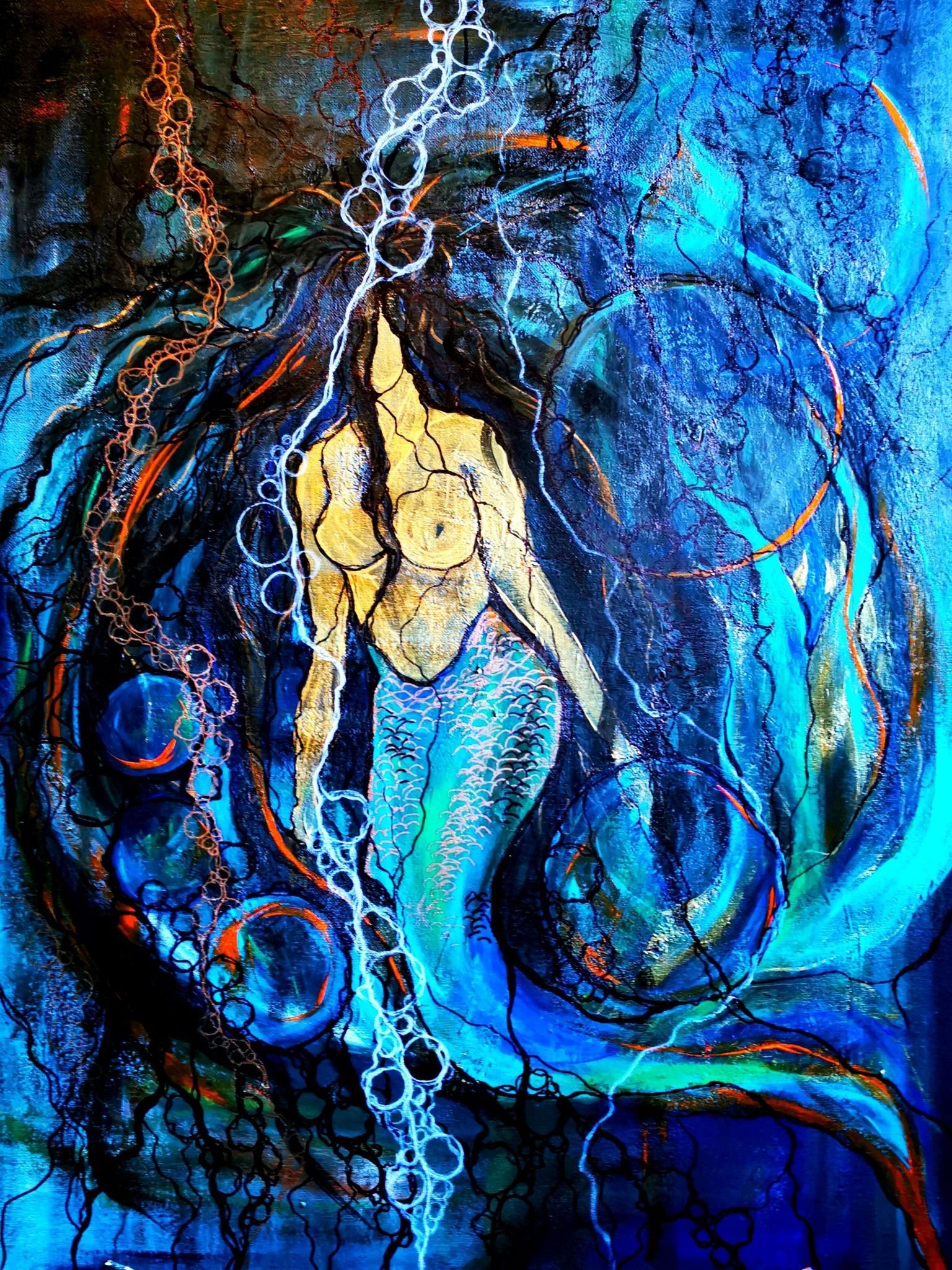 Bild zeigt eine Neuroart Zeichnung