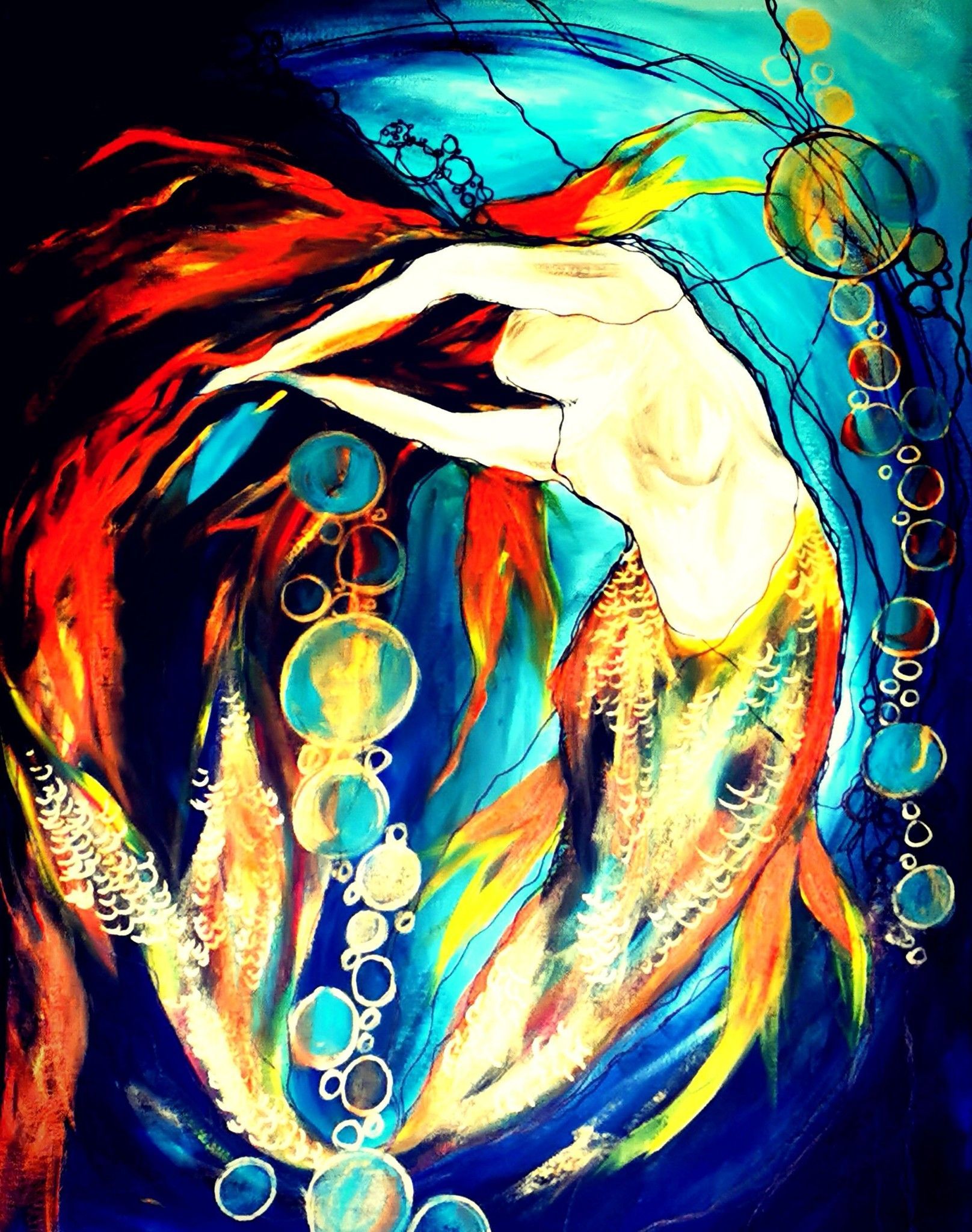 Bild zeigt eine Neuroart Zeichnung