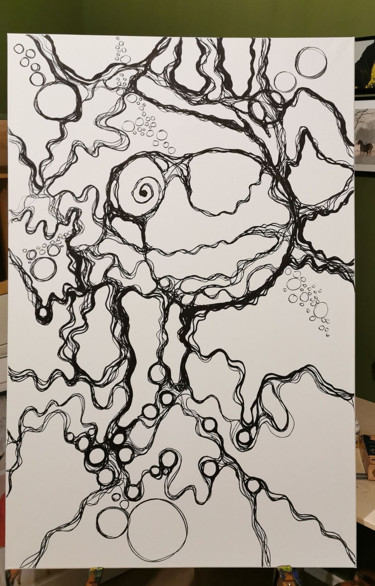 Bild zeigt eine Neuroart Zeichnung