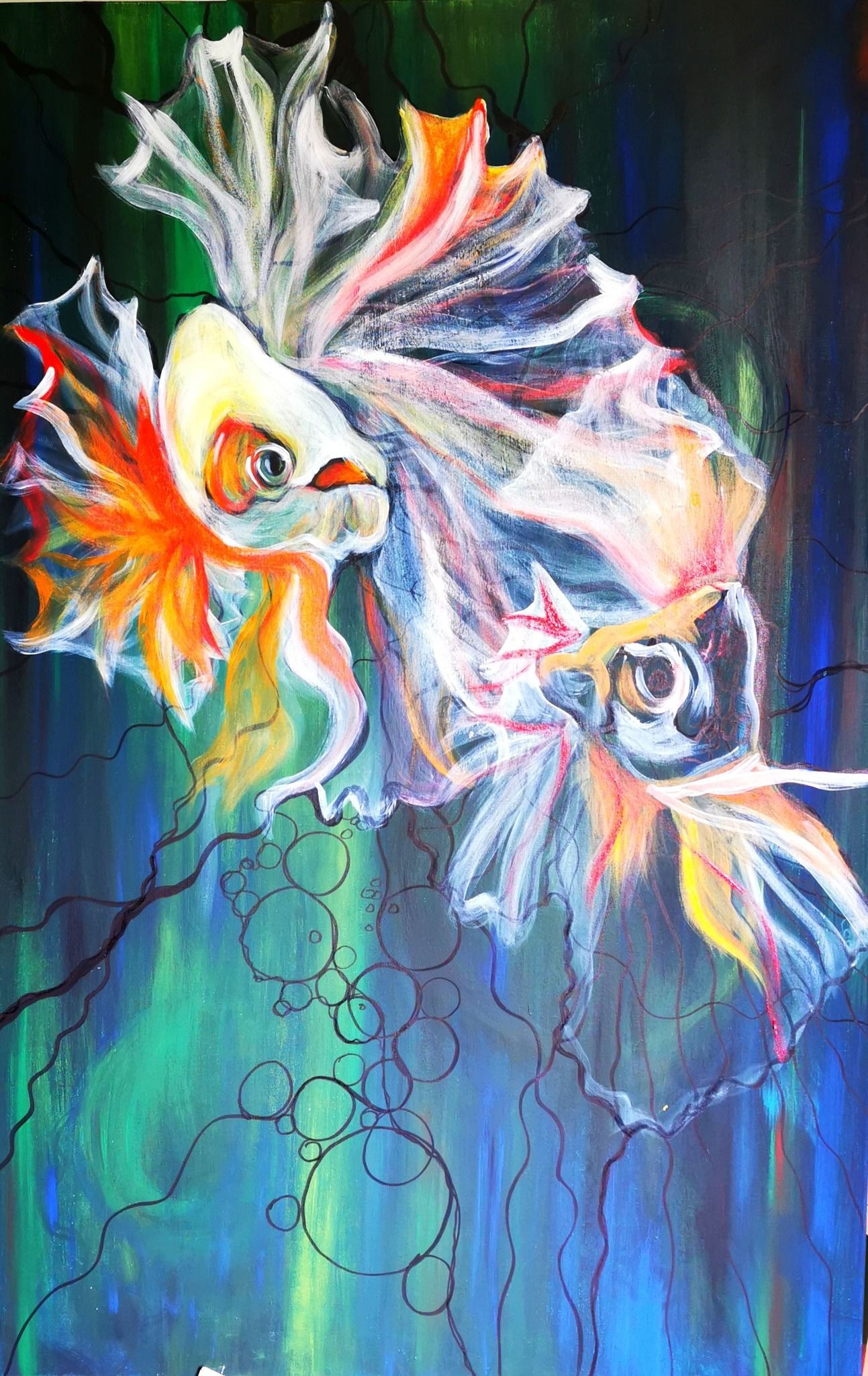 Bild zeigt eine Neuroart Zeichnung