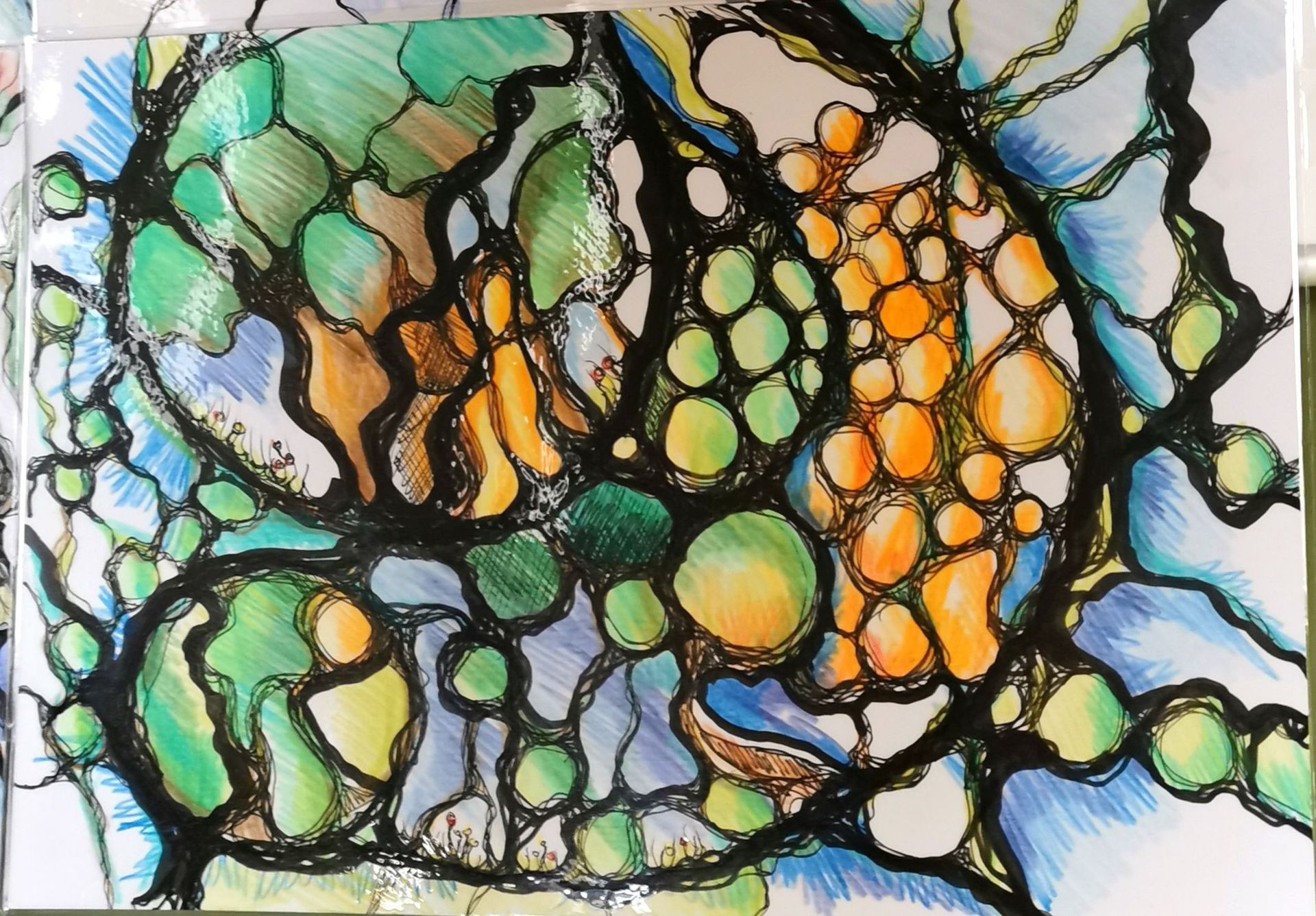 Bild zeigt eine Neurographische Zeichnung