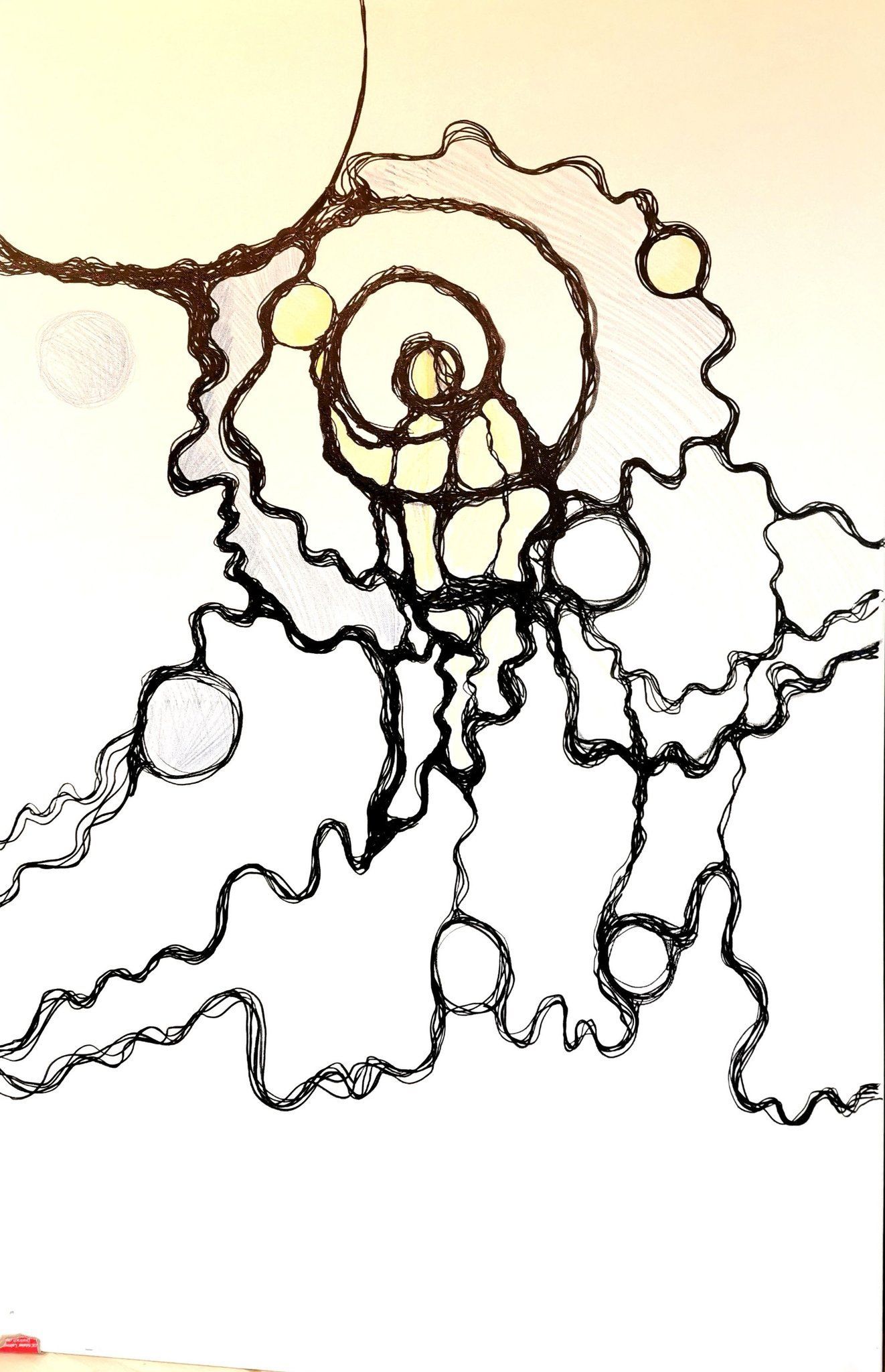 Bild zeigt eine Neuroart Zeichnung