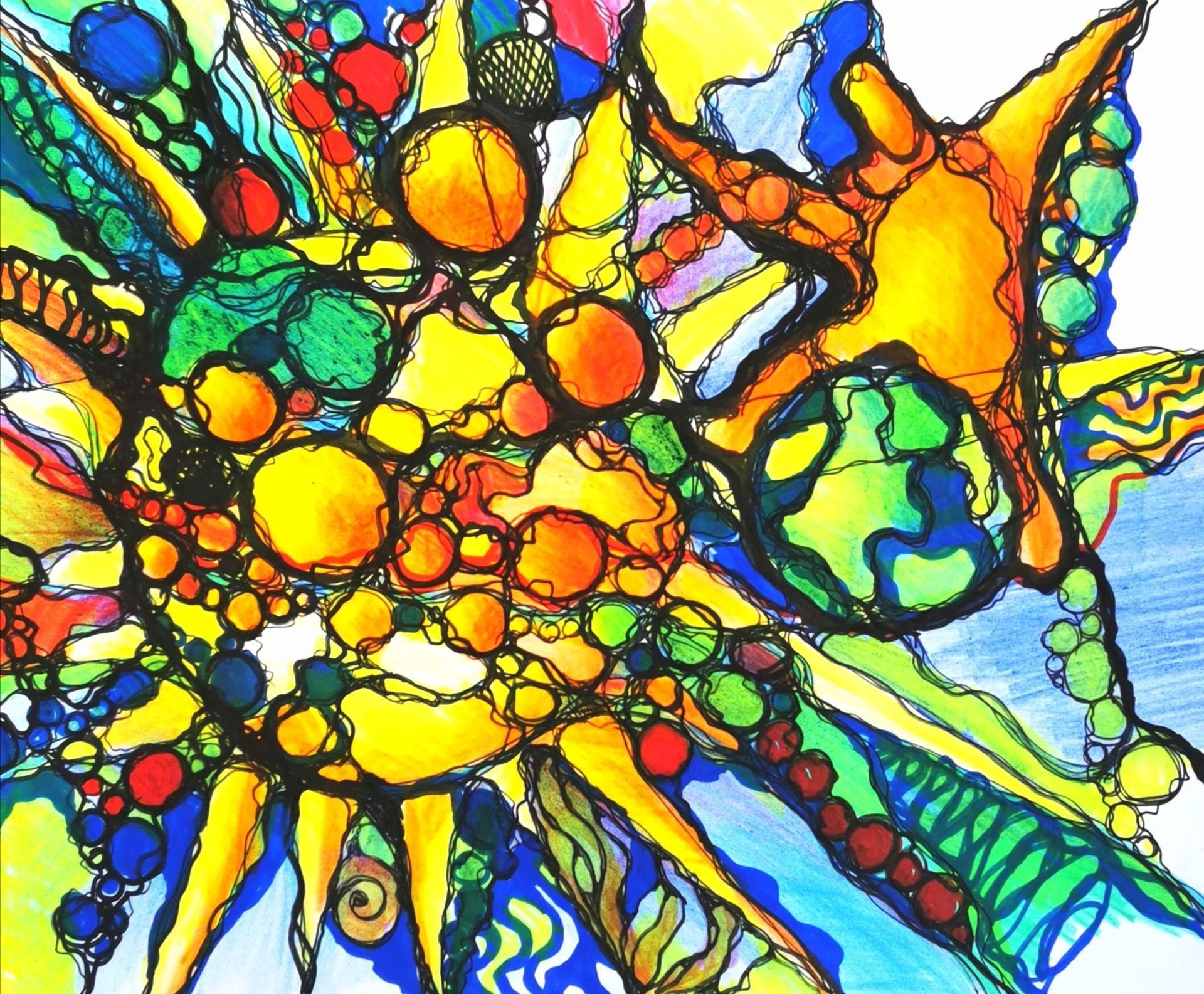 Bild zeigt eine Neurographische Zeichnung