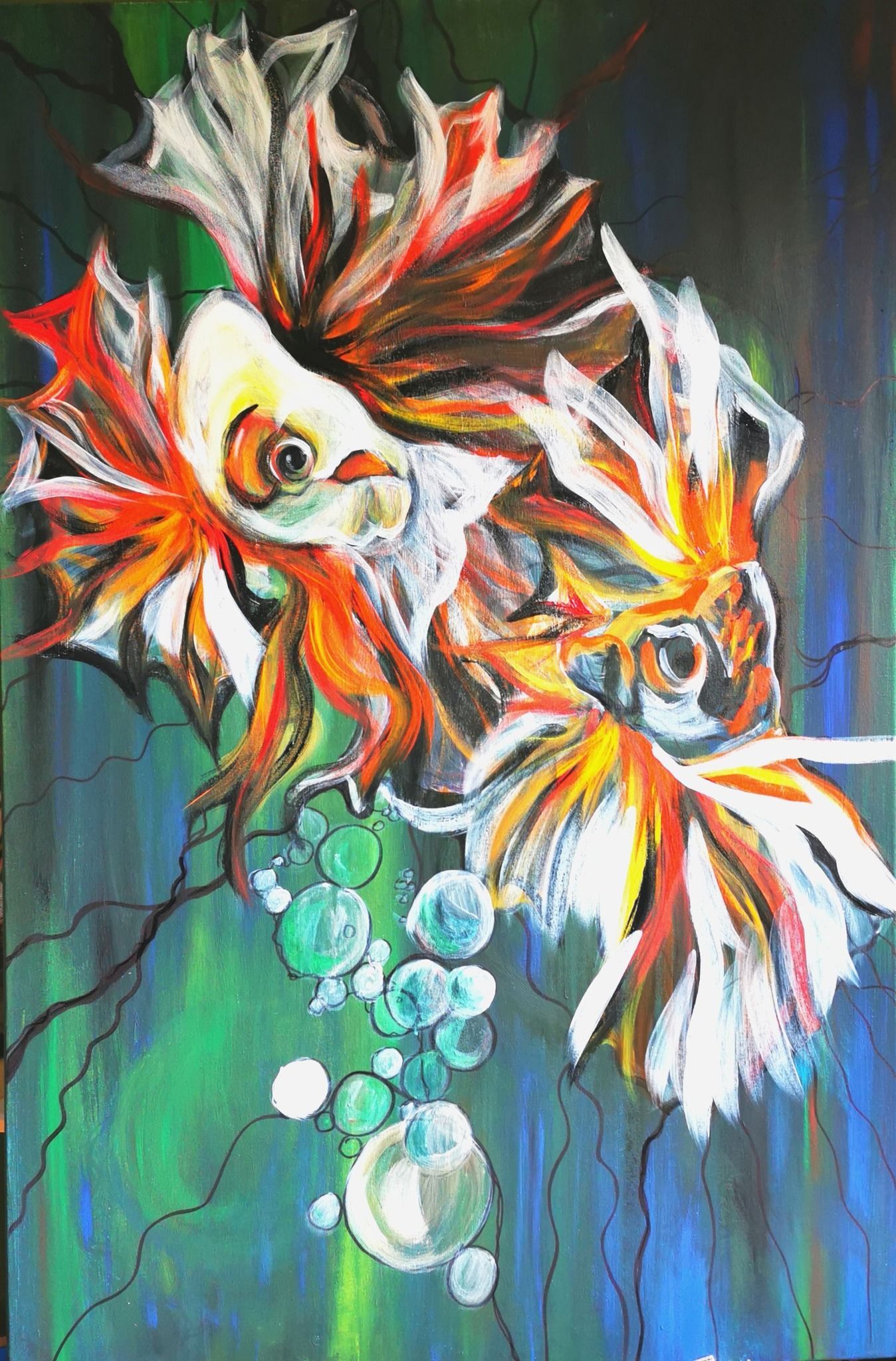 Bild zeigt eine Neuroart Zeichnung