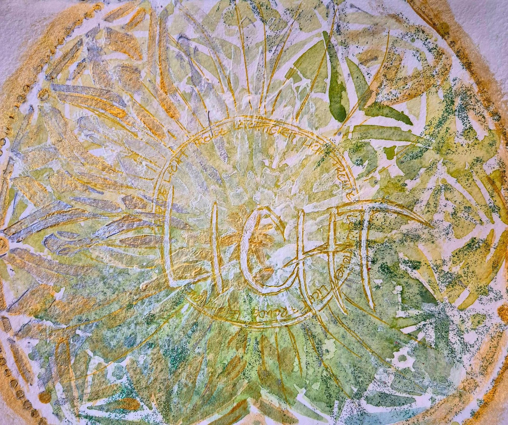 Aquarellzeichnung Worttor