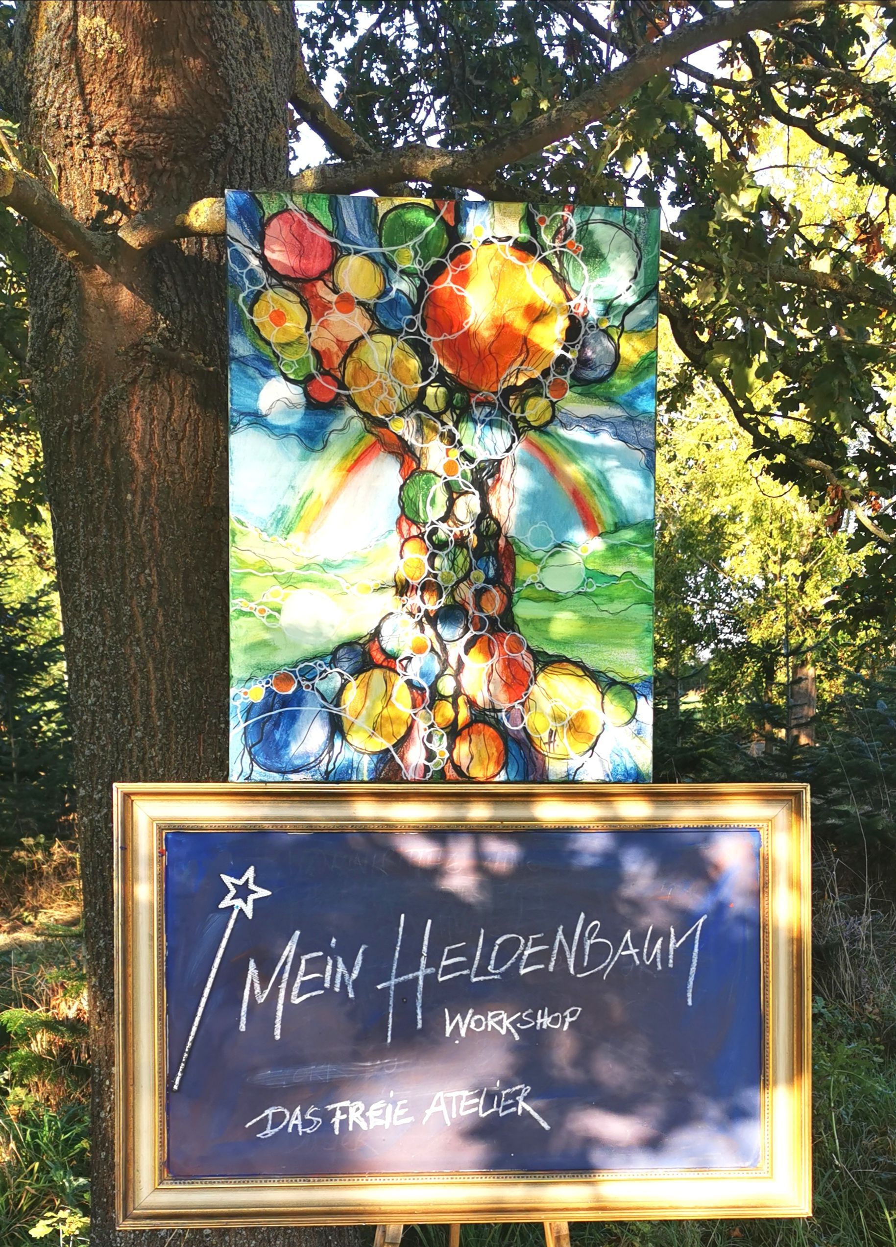 Neurographische Zeichnung Baum