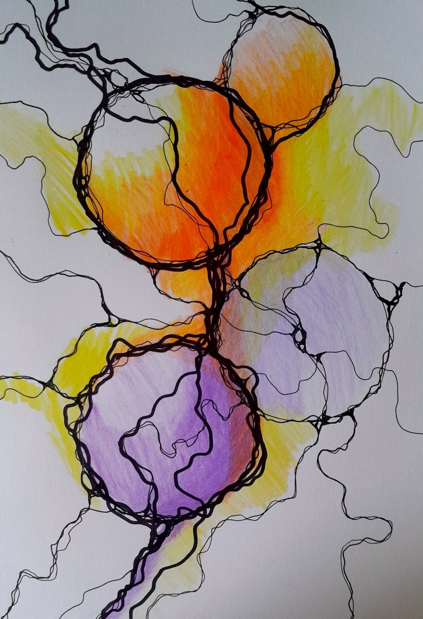 Bild zeigt eine Neurographische Zeichnung