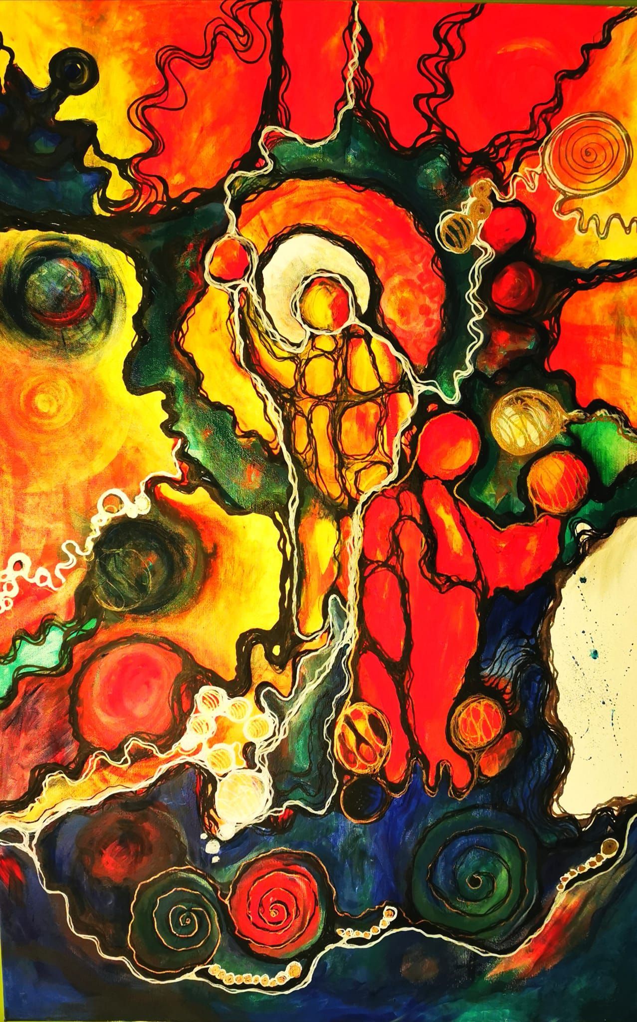 Bild zeigt eine Neuroart Zeichnung