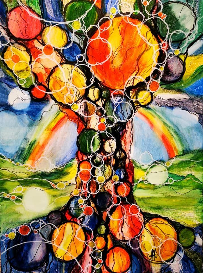 Bild zeigt eine Neurographische Zeichnung