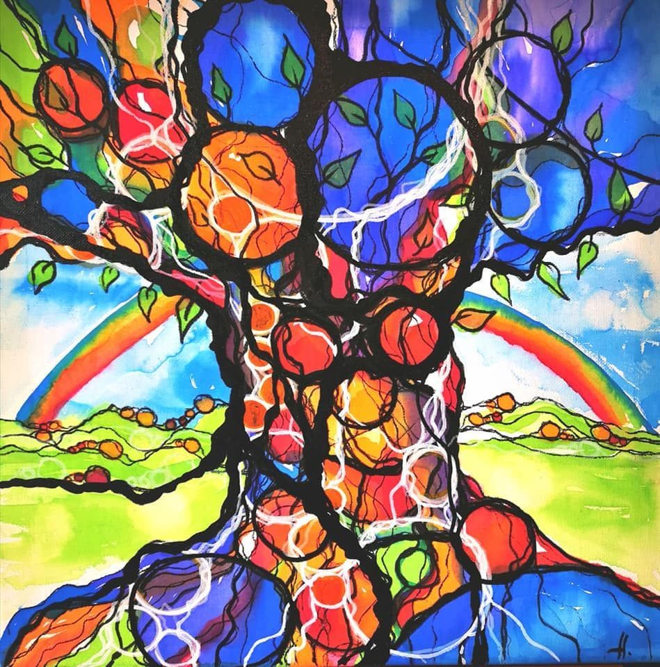 Bild zeigt eine Neurographische Zeichnung