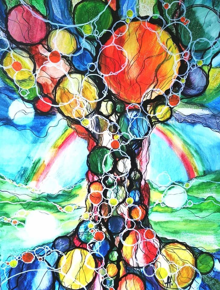 Bild zeigt eine Neurographische Zeichnung