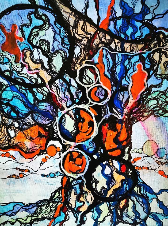 Bild zeigt eine Neurographische Zeichnung