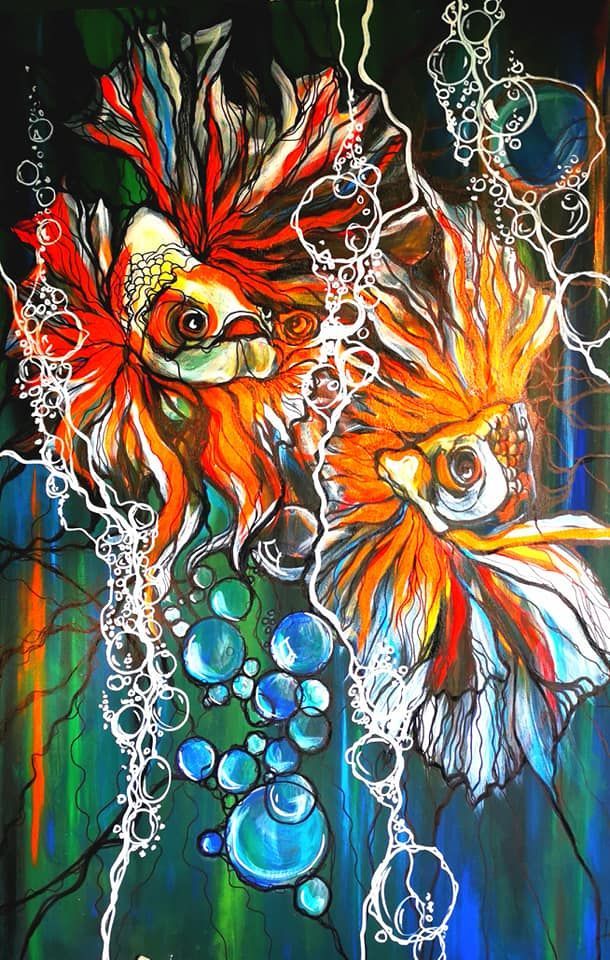 Bild zeigt eine Neuroart Zeichnung