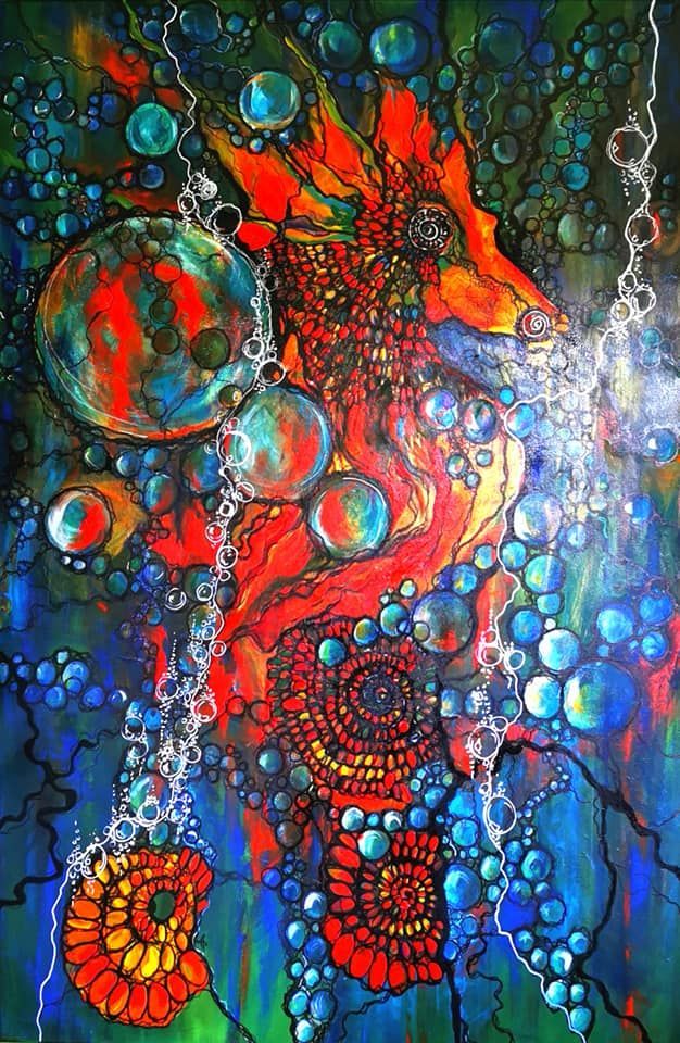 Bild zeigt eine Neuroart Zeichnung