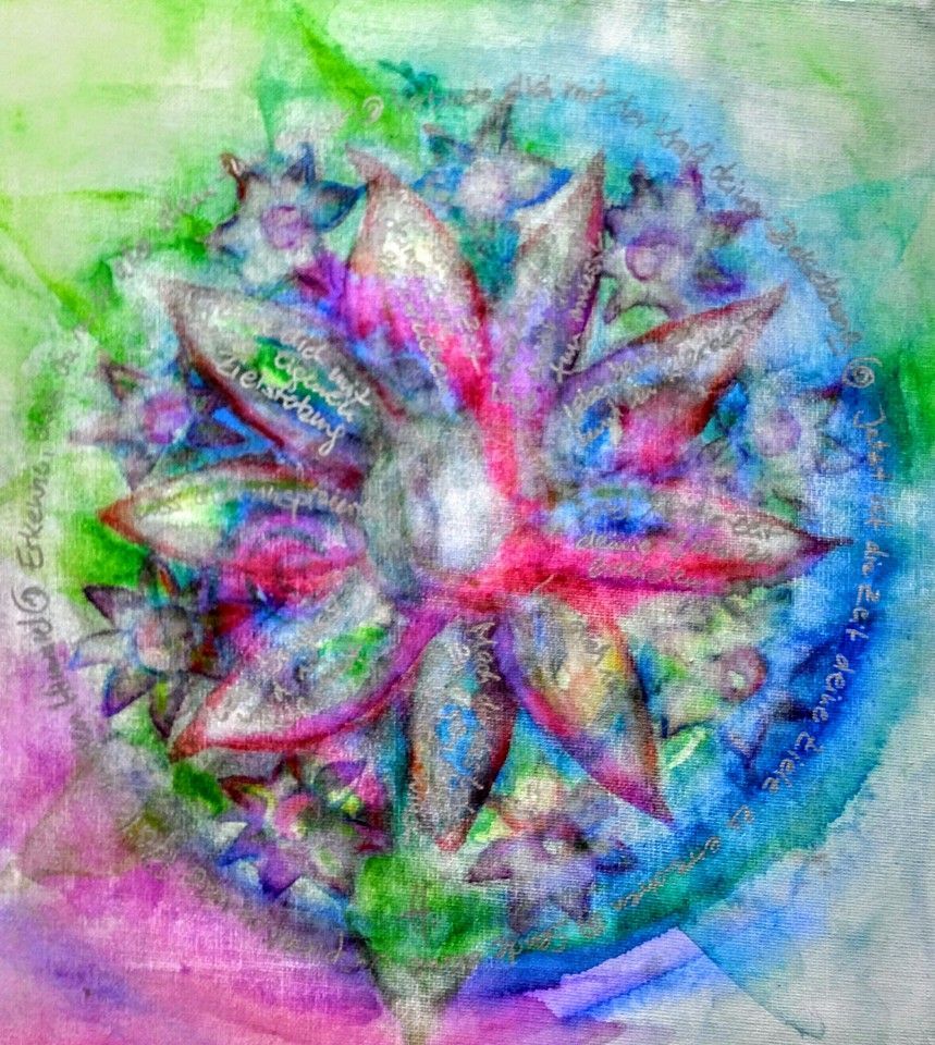 Aquarellzeichnung Worttor