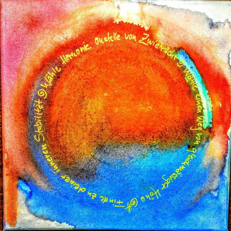 Acrylzeichnung Worttor